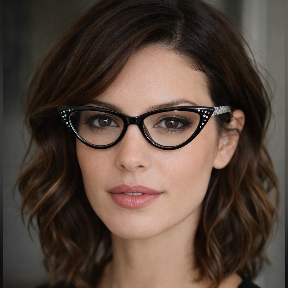 Soho Cat Eye Italian Eyeglass Frames